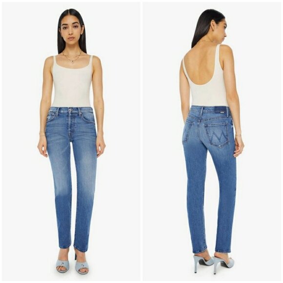💕MOTHER SUPERIOR💕 The Hiker Skimp Jeans ~ Dream Team Button Fly 31 NWT - Picture 1 of 16